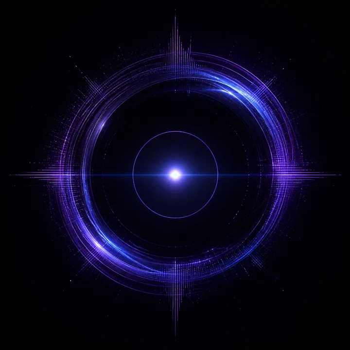 Original abstract art for Midnight Signal